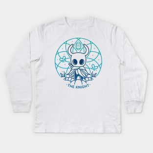 The Knight Lineart Kids Long Sleeve T-Shirt